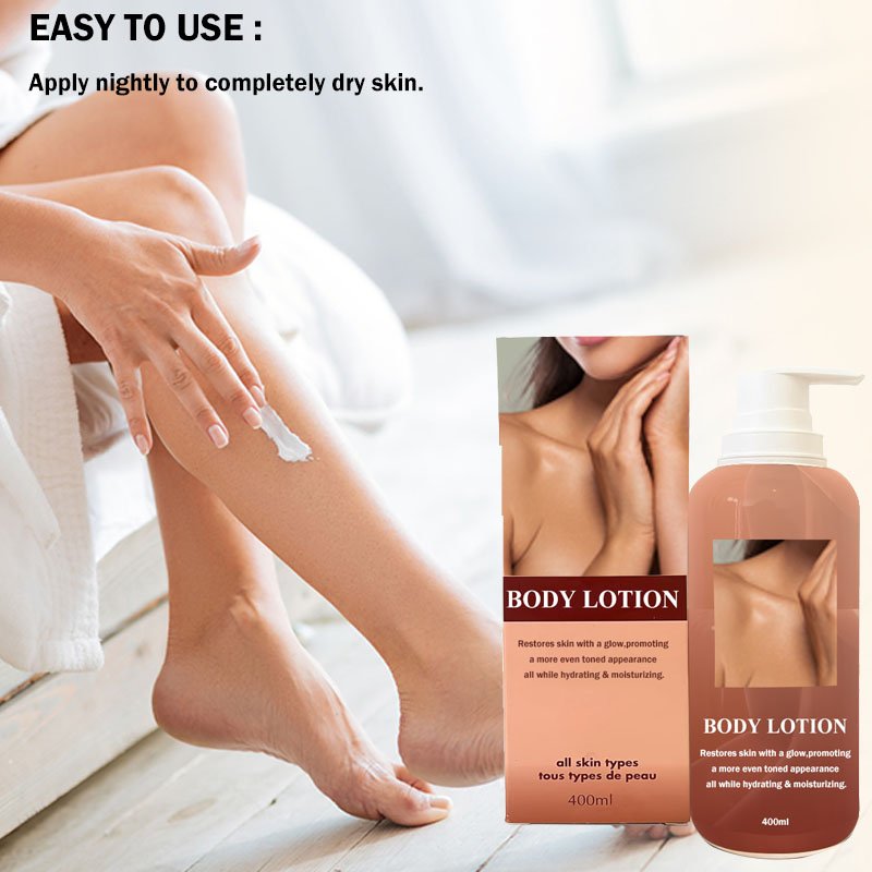 Whitening Body Lotion Set Customized Logo Organic Whitening Moisturizing Butter Cream Skin Care Brightening Body Lotion