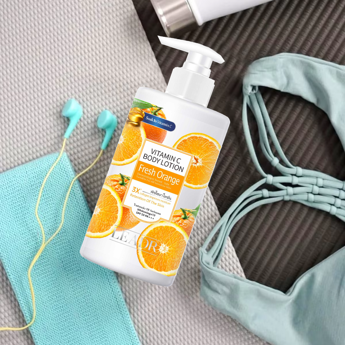 Wholesale Moisturizing Brightening Skin Whitening Body Lotion Collagen Retinol Vitamin C Body Lotion