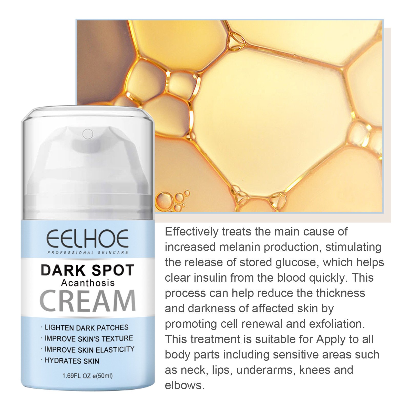 Refreshing Non-Greasy Perfumed Body Lotion for Adults Whitening Underarm Brightening Skin Care Feature
