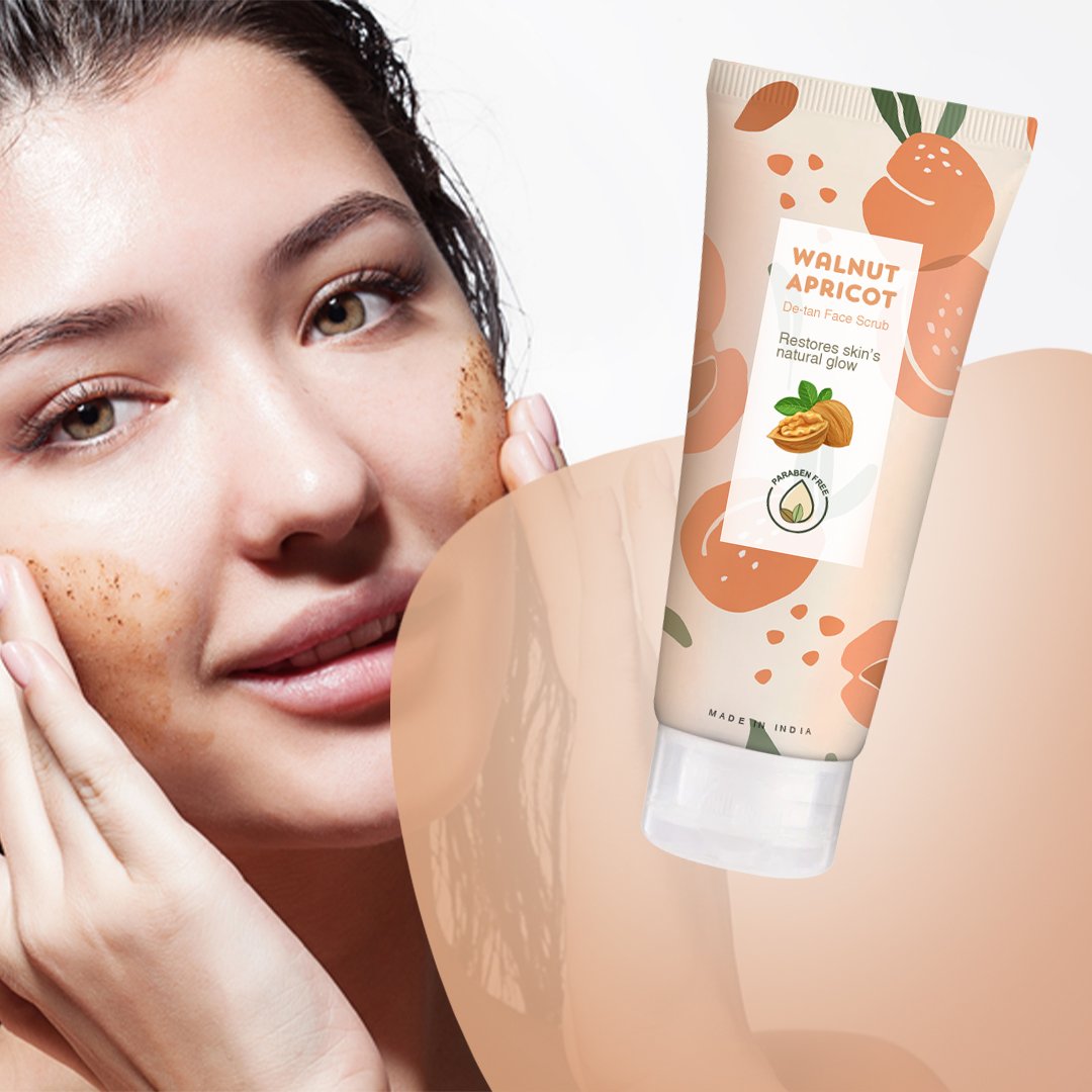 Wholesale Natural Avocado Walnut Body Scrub Cream Form Exfoliating and Whitening Face Cleanser Use for Smooth Skin Removal