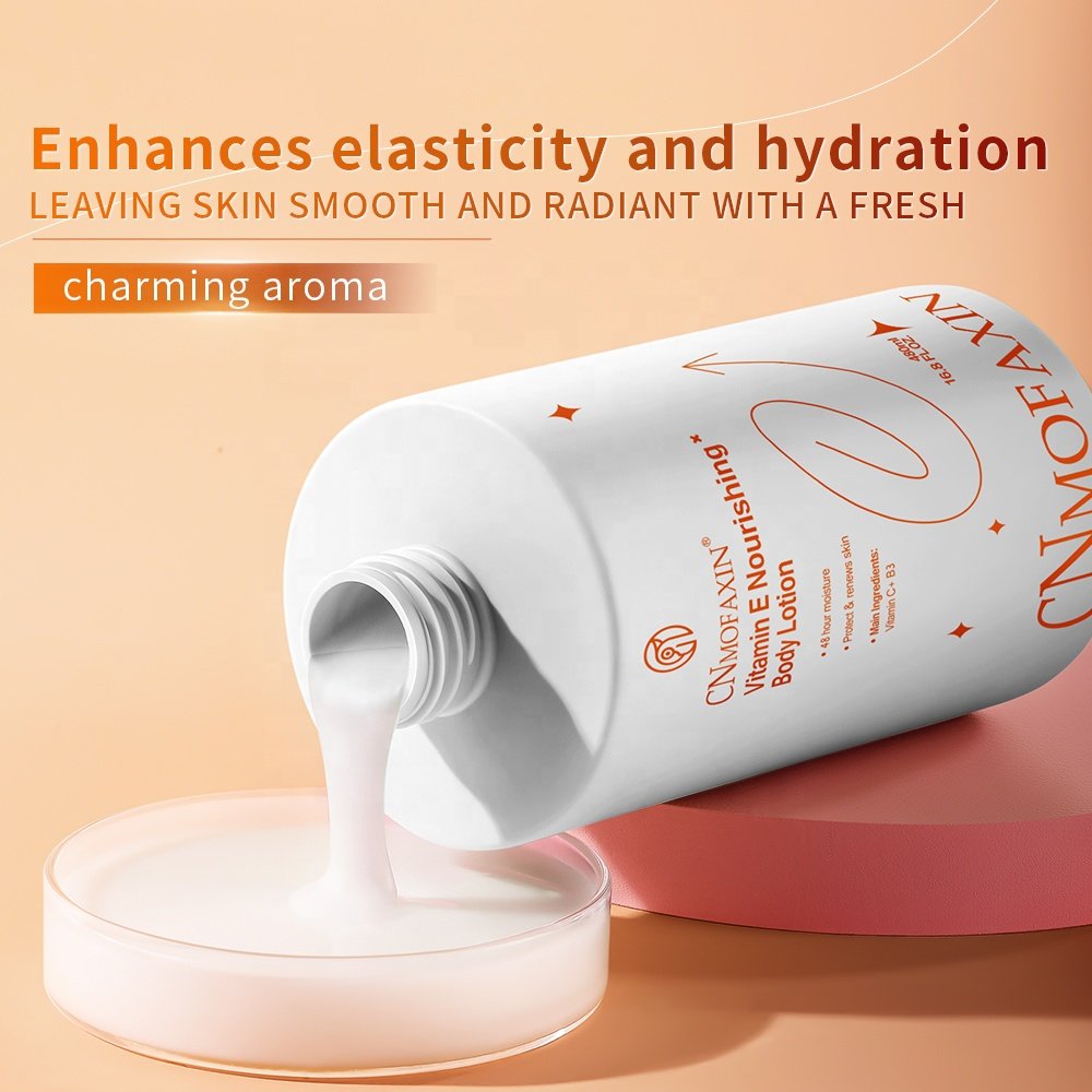Black skin whitening body lotion Vitamin E body Lotion
