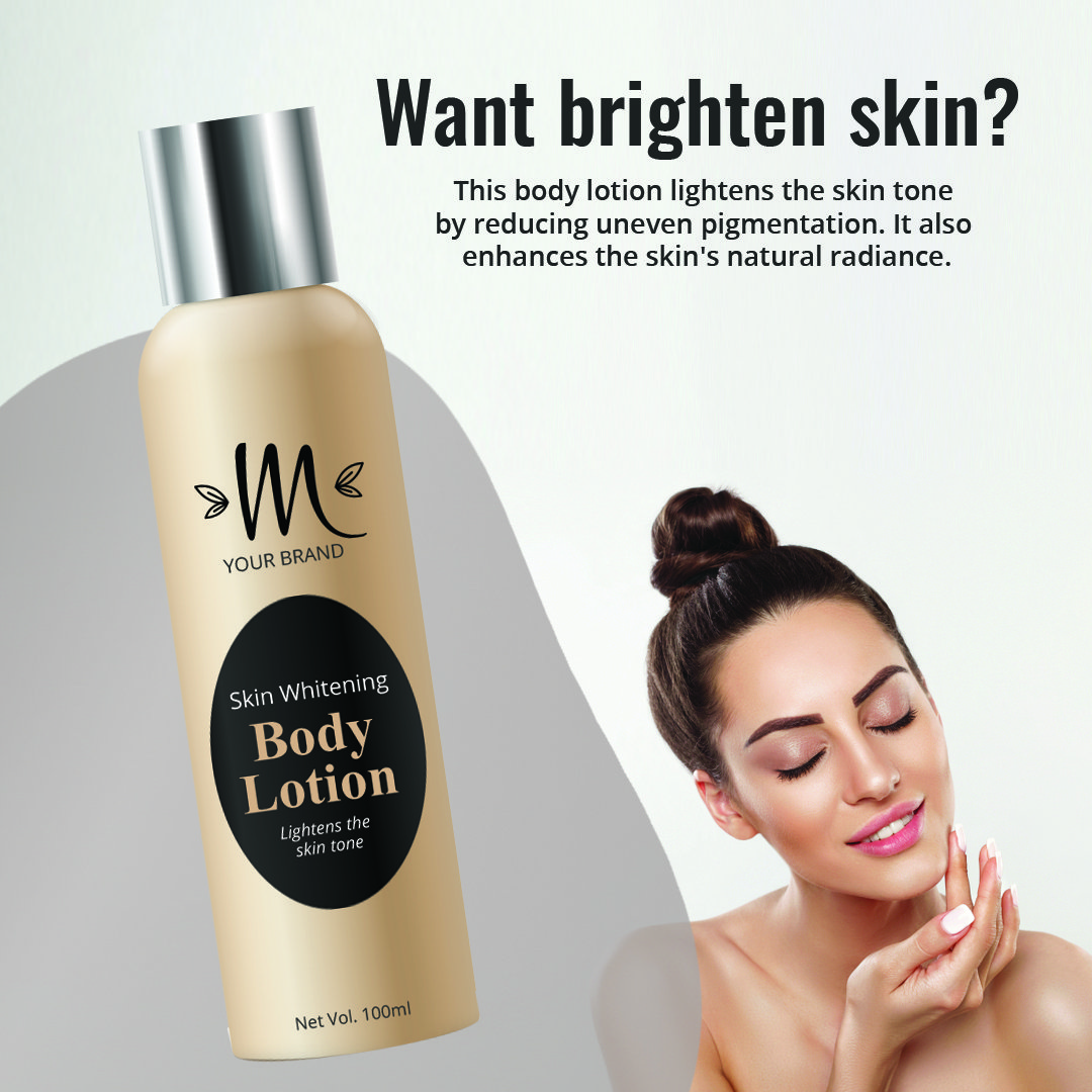 ORGANIC SKIN WHITENING BODY LOTION PRIVATE LABEL SKIN WHITENING AND MOISTURIZING BODY LOTION