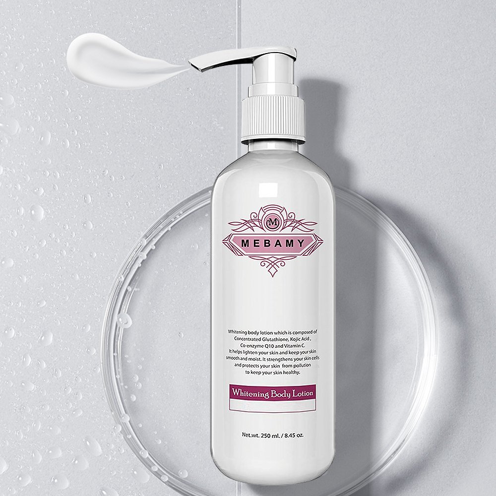 Private Label Skincare Moisturizing With Kojic Acid Vitamin C Whitening Body Lotion Wholesale Gluta Body Lotion