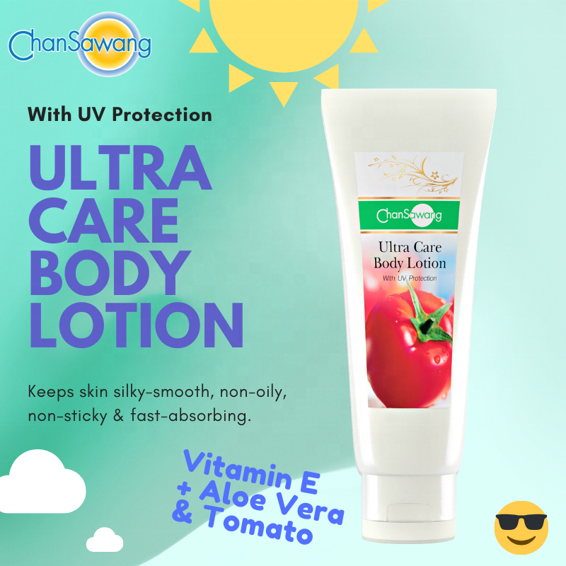 Private Label Body Lotion for Skin Brightening Moisturizing & Hydrating with Tomato Vitamin E Best Wholesale OEM Lotion Thailand
