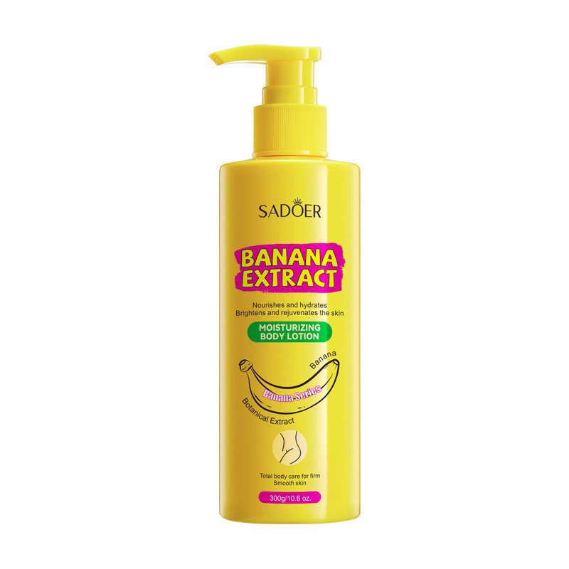 Organic Body Lotion Whitening Body Cream Strong Bleaching Whitening Body Lotion Set For African Skin Care Products Banana Lotion