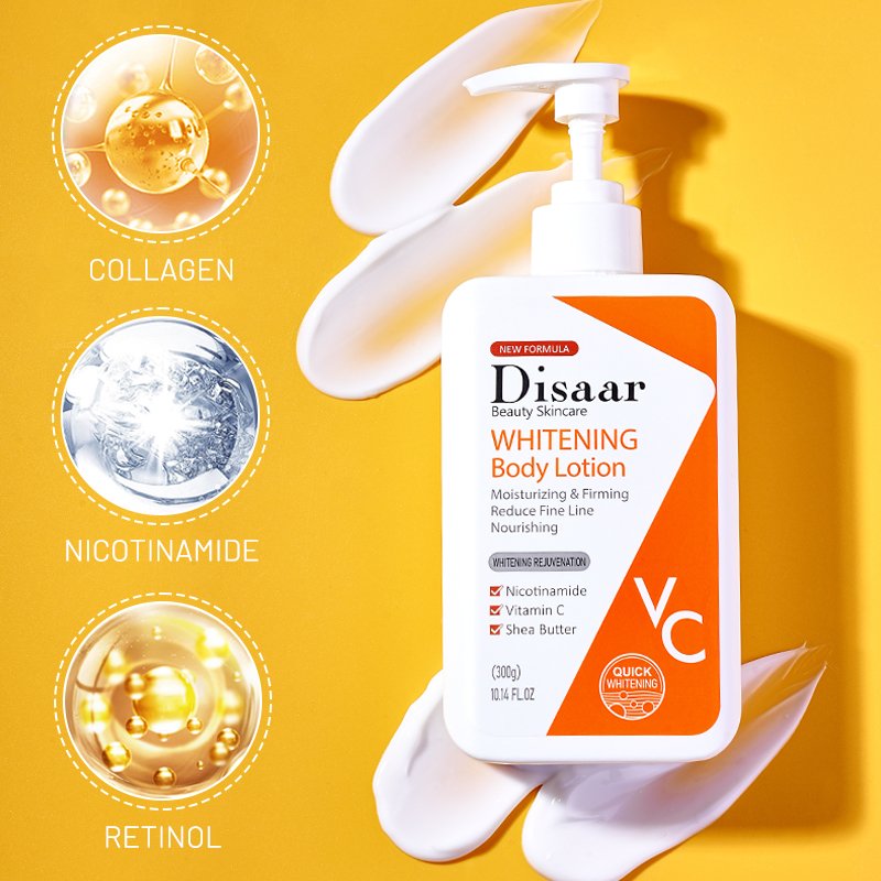 OEM Wholesale Private Label Niacinamide Anti Dark Skin Extra Moisturizing Anti Aging Wrinkle Whitening Body Lotion Cream
