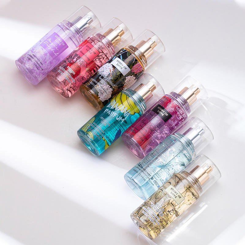 Hot Sale Body Spray 2 pcs Set Top Sale Newest Design 250ml Body Mist 236ml Body Lotion Set For Women