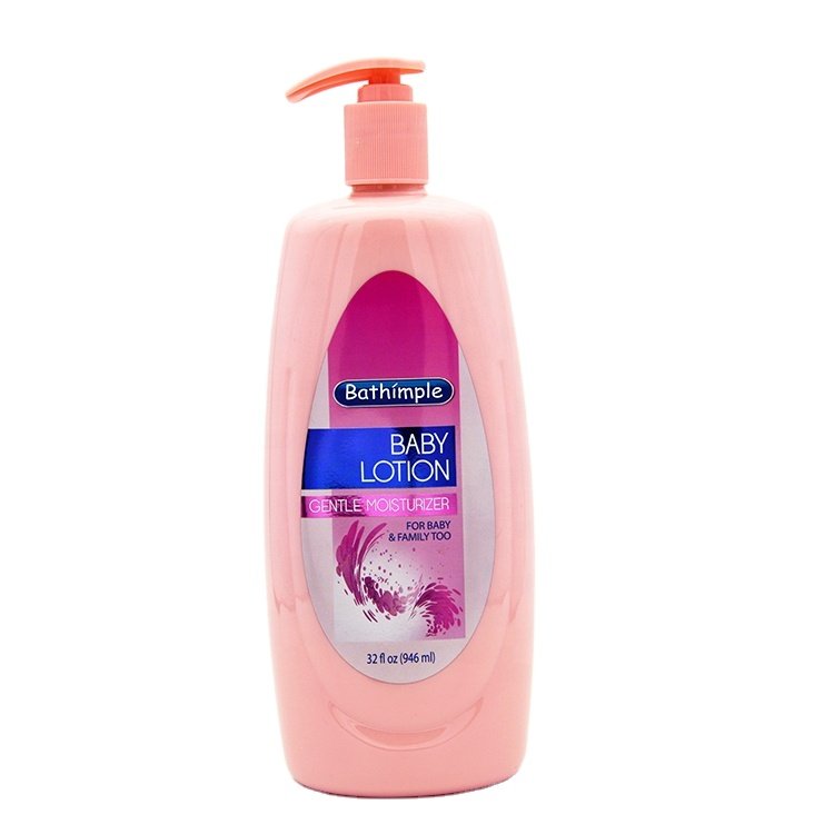 946ml 32oz Custom Private Label Pink Skin Nourishing lait corporel Baby Body Lotion with Pump