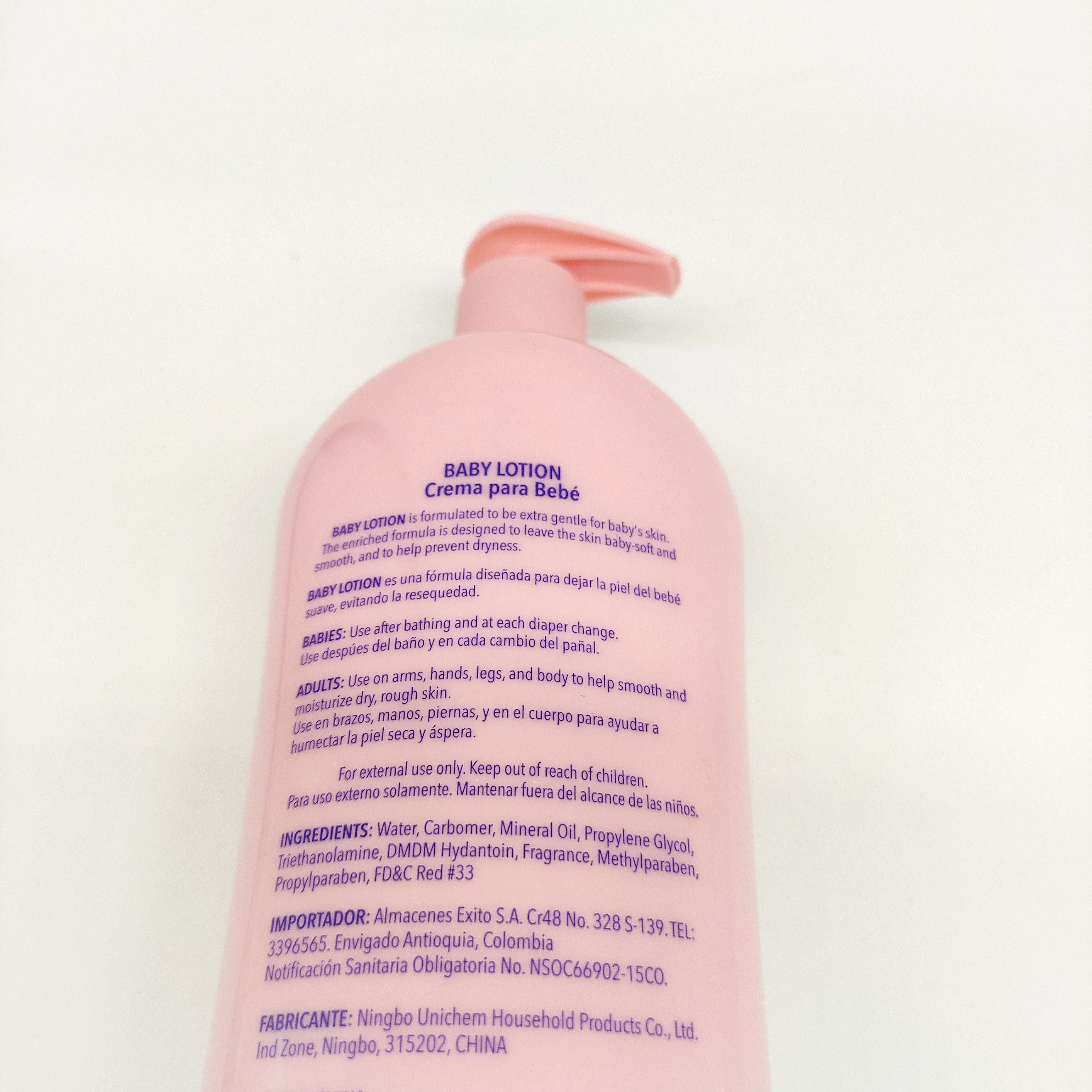 946ml 32oz Custom Private Label Pink Skin Nourishing lait corporel Baby Body Lotion with Pump