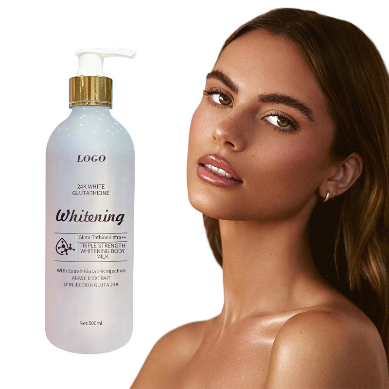 Hot selling Lightweight Long lasting moisturizing Smooth body lotion set glutathione body lotion 24k gold body lotion