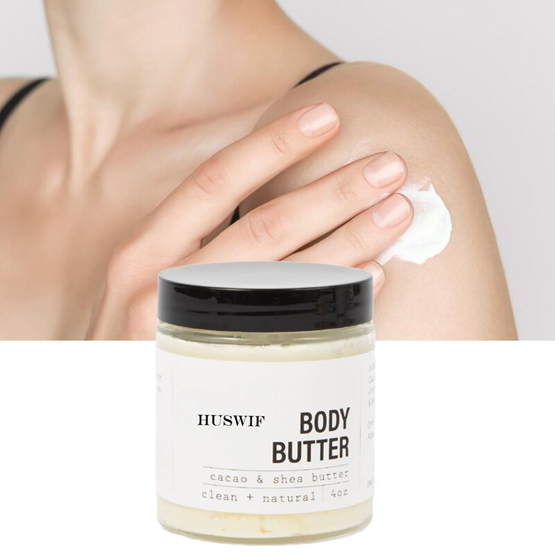 Vegan Organic Moisturizing Anti Blackness Coconut Milk Body Butter Private Label Wholesale Custom Body Butter Natural Adults