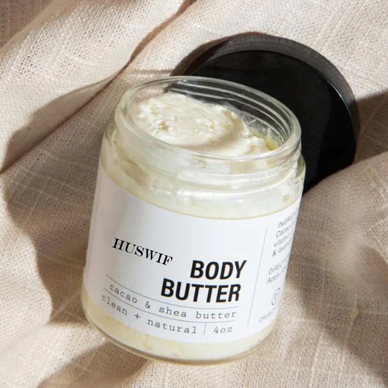 Vegan Organic Moisturizing Anti Blackness Coconut Milk Body Butter Private Label Wholesale Custom Body Butter Natural Adults