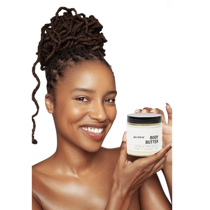 Vegan Organic Moisturizing Anti Blackness Coconut Milk Body Butter Private Label Wholesale Custom Body Butter Natural Adults