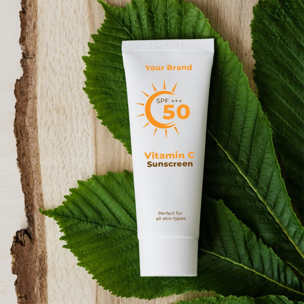 OEM Adults Body Lotion Sunscreen SPF 50 Main Ingredients Green Tea Vitamin C Glycerin Vitamin B5 Halal Certified Lightening