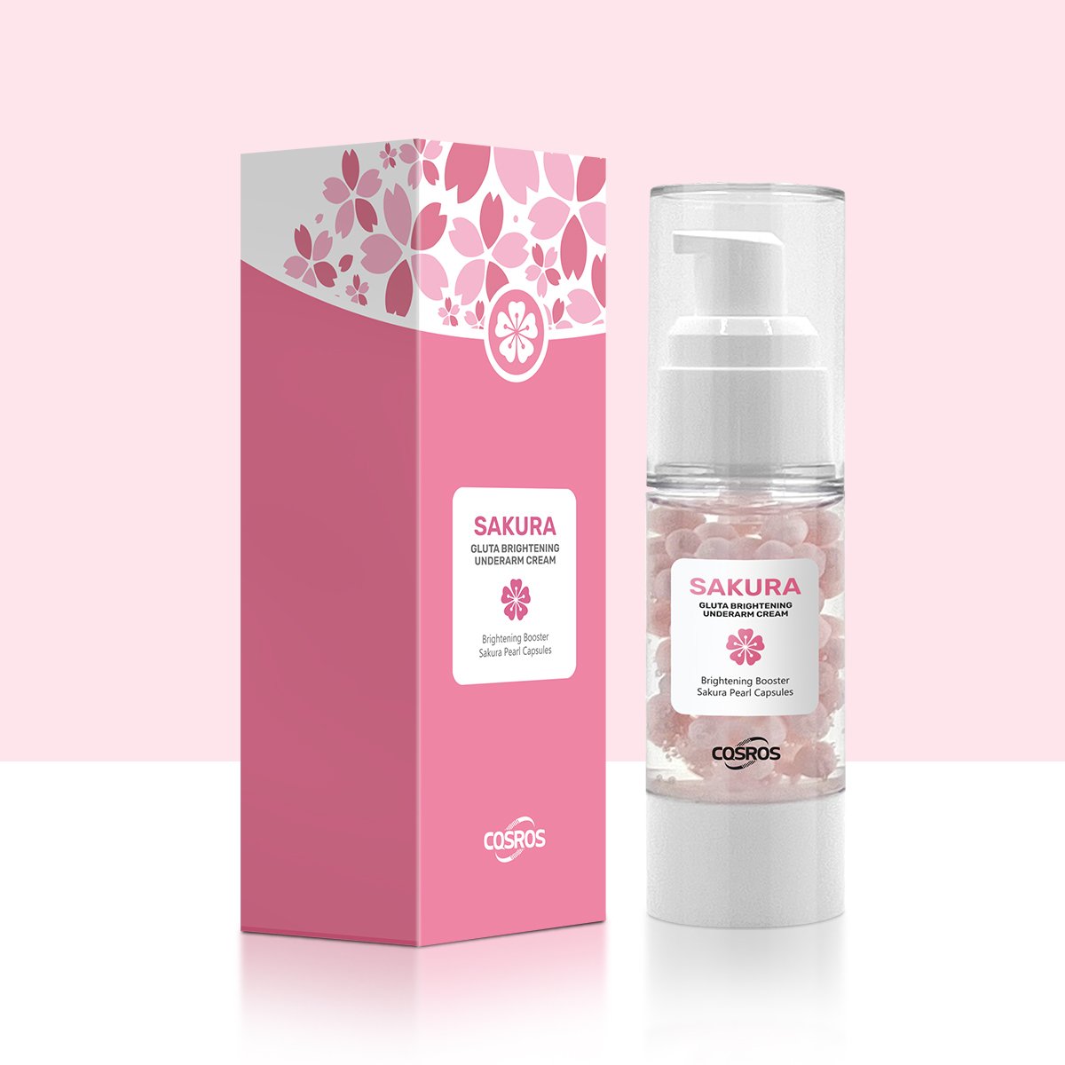 New Arrival Sakura Gluta Brightening Underarn Cream Removing Melanin Purifying Smoothing Skin Body Care Armpit Whitening Cream