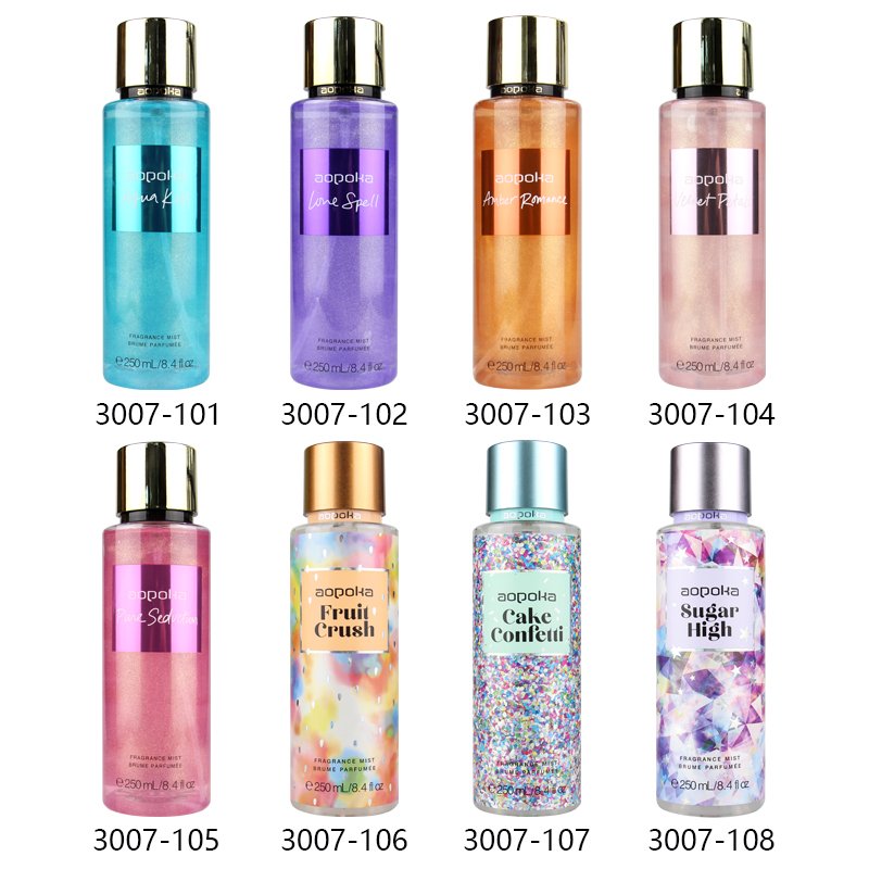 Wholesale 250ml Women Body Perfume Spray Long Lasting High Quality Fragrance Female Perfume Gift Set