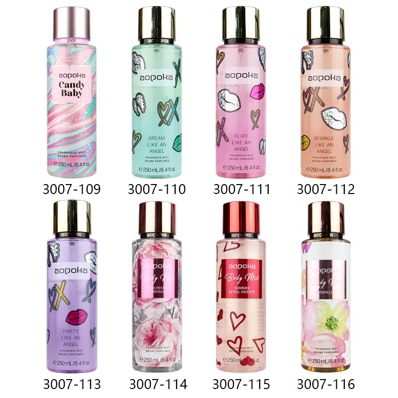 Wholesale 250ml Women Body Perfume Spray Long Lasting High Quality Fragrance Female Perfume Gift Set