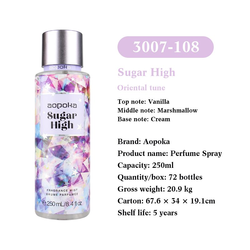 Wholesale 250ml Women Body Perfume Spray Long Lasting High Quality Fragrance Female Perfume Gift Set