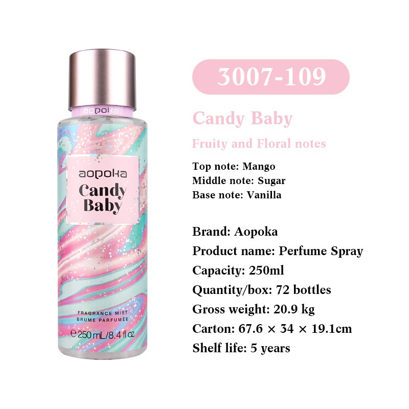 Wholesale 250ml Women Body Perfume Spray Long Lasting High Quality Fragrance Female Perfume Gift Set