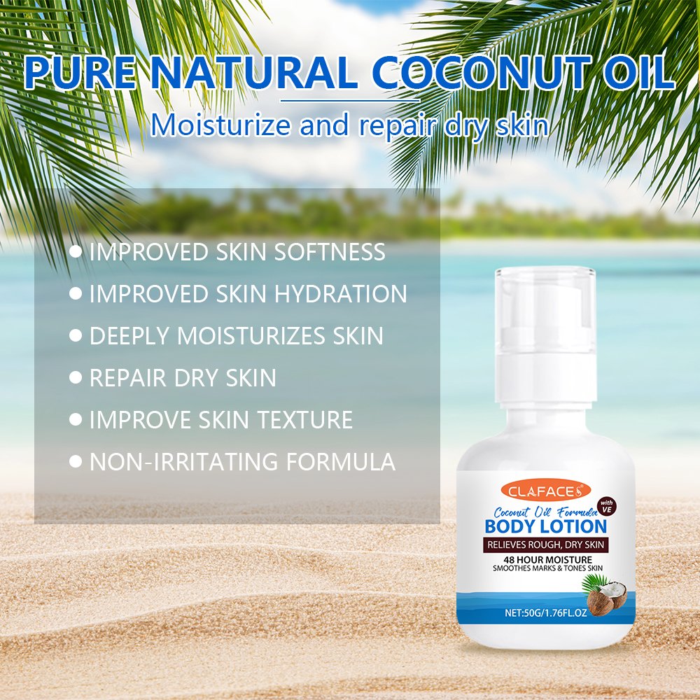 Custom Logo Private Label Organic Repair Dry Skin Moisturizing Body Cream Vitamin E Coconut Oil Body Lotion