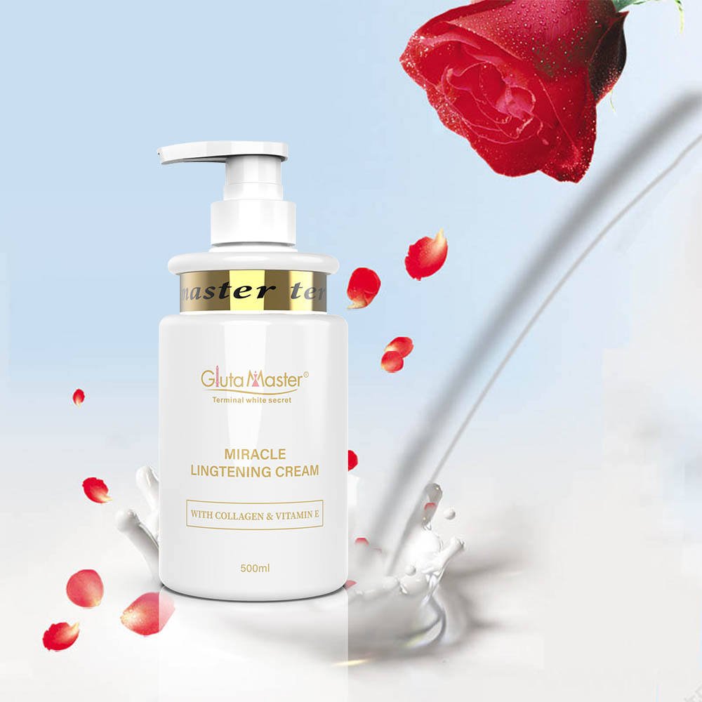 OEM Change Logo Natural Organic White Secret Lightening Body Lotion Collagen & Vitamine E Goats Milk Moisturizing Body Cream
