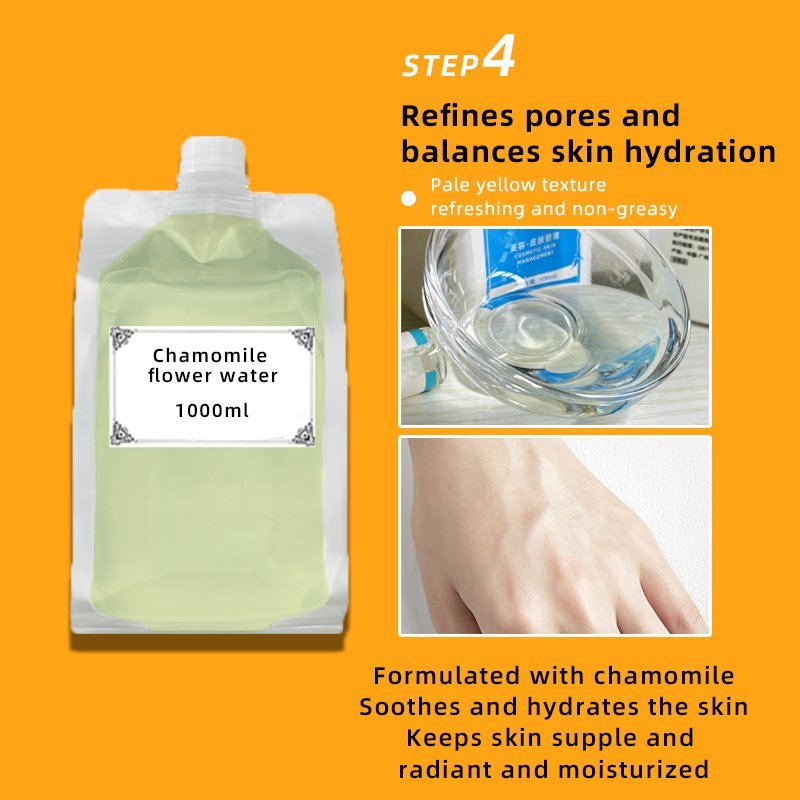 Chamomile Skin Care Set Anti Aging Organic Soap Whltening Beauty Serum Diamond Brightening Body Lotion Whitening Set