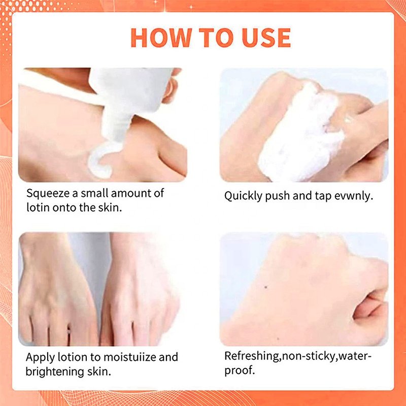 OEM Organic Skin Care Body Lotion Underarm Elbow Whitening Brightening Melanin Removal Radiance Cream
