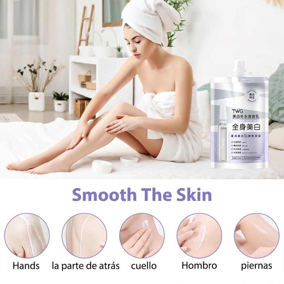 TWG Private Label Body Whitening Cream Dark Spot Black Skin Natural Tone-Up Cream Niacinamide Body Whitening Lotion