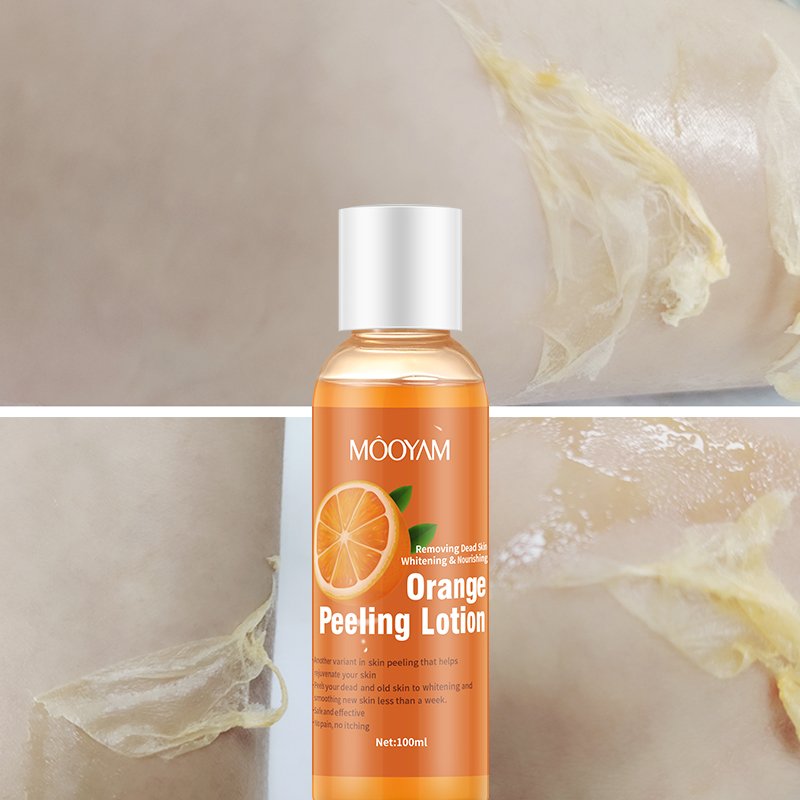MOOYAM Removing Dead Skin Face Body Orange Peeling Lotion Skin Whitening Exfoliating Lightening Brightening Peeling Lotion
