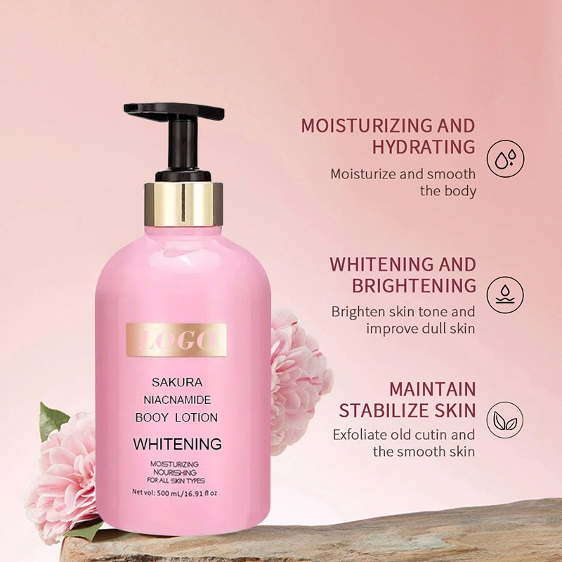 Wholesale Long-lasting Moisturizing Barrier Repair Whitening Body Lotion Niacinamide