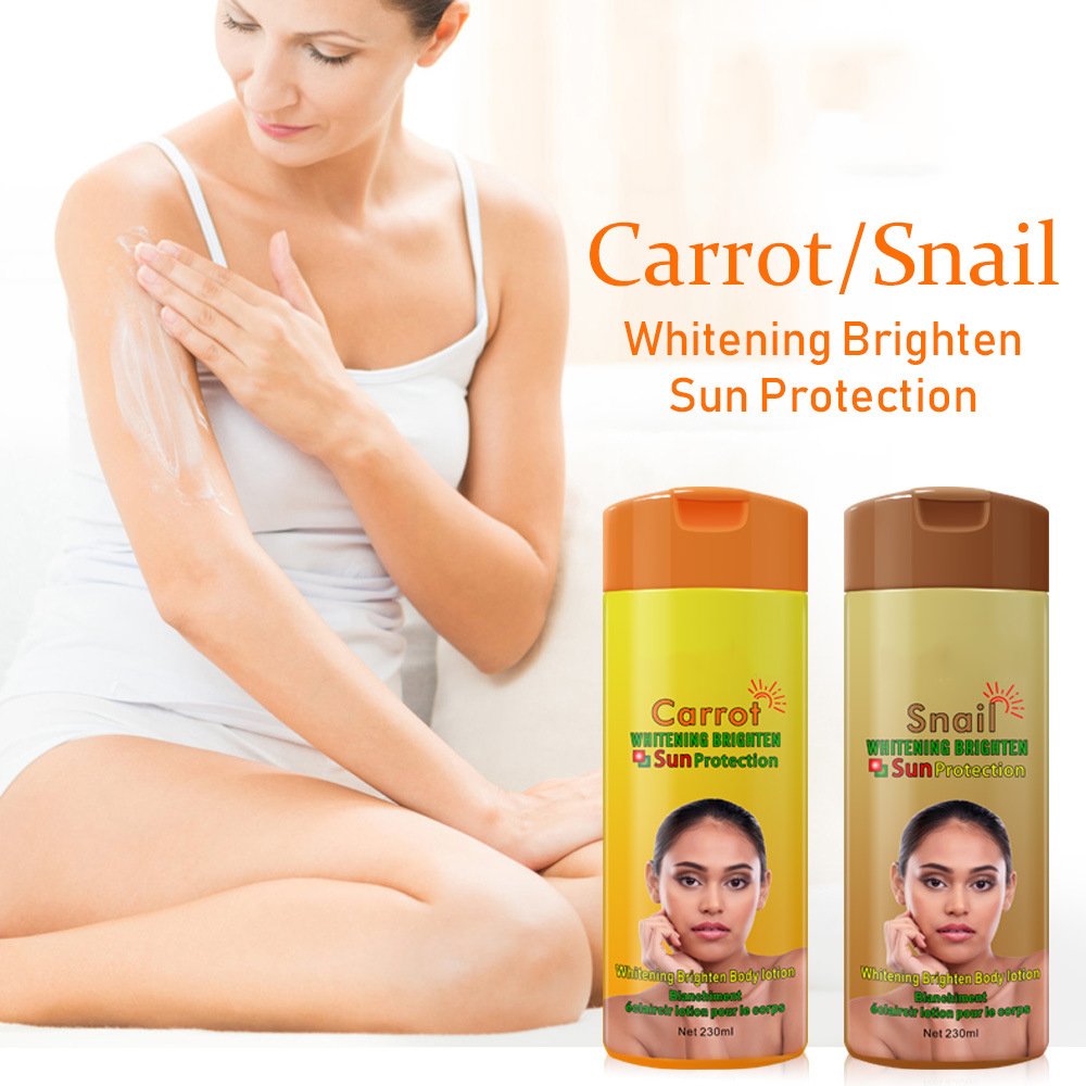 OEM/ODM Private Label Snail Serum Carrot Extract Skin Lighting And Nourishing Body Lotion