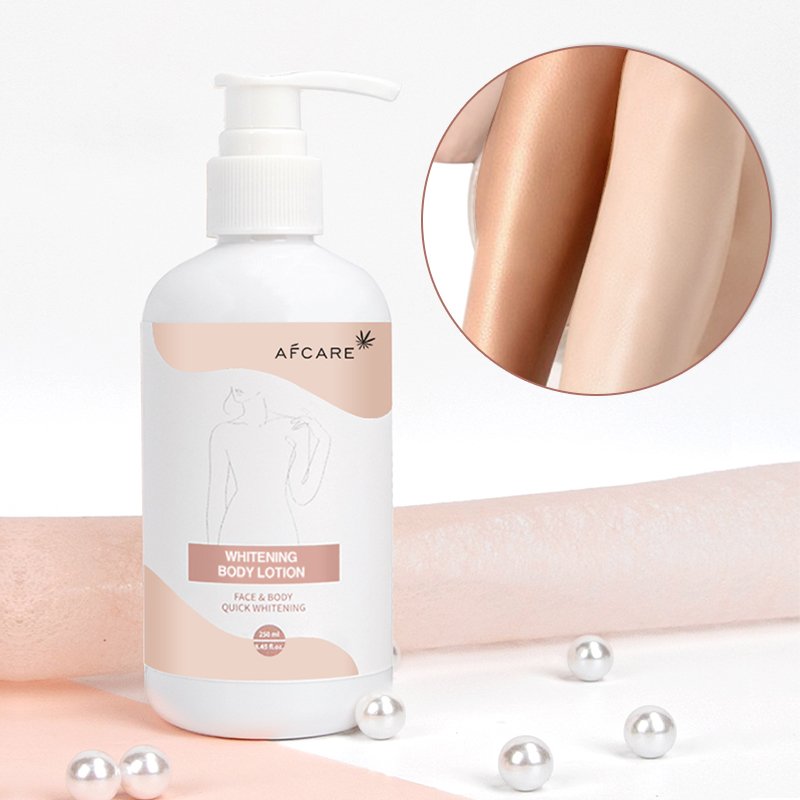 Private Label White Face Cream Vegan Lightening Nourishing Moisturizer Bleaching Whitening Body Lotion For Black Skin