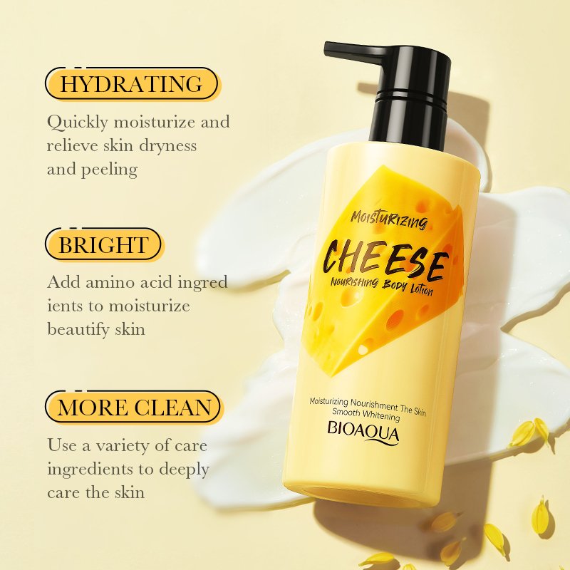 OEM BIOAQUA Body Care Beauty Products Moisturizing Cheese Nourishing Fragrance Amino Acid Body Lotion