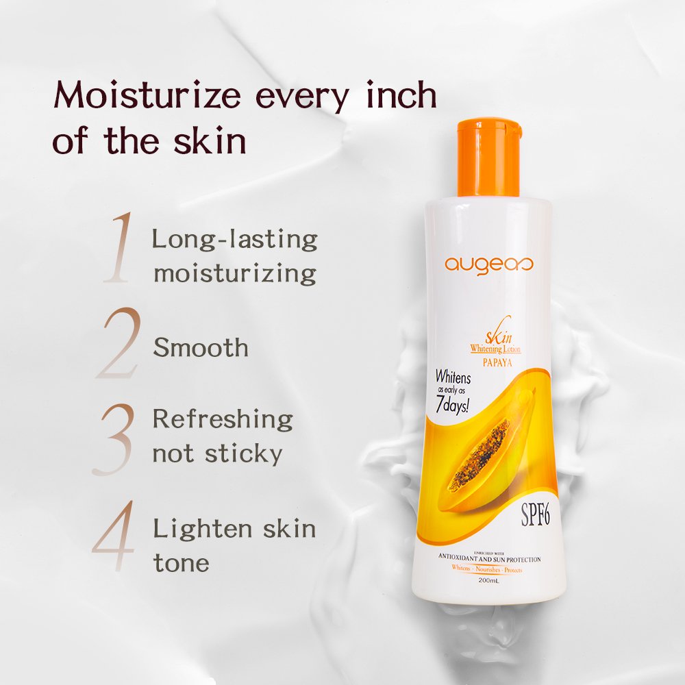 Manufacturer skin care products brightening vitamin b3 long lasting moisturizing lightening whitening papaya body lotion