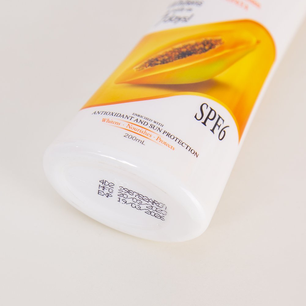 Manufacturer skin care products brightening vitamin b3 long lasting moisturizing lightening whitening papaya body lotion