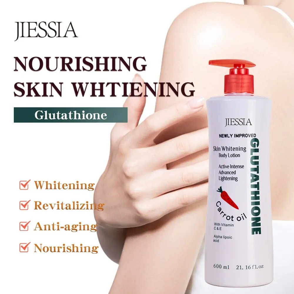 private label skin care product cosmetics vitamin c moisturizing within cream carrot oil lightening whitening body lotion