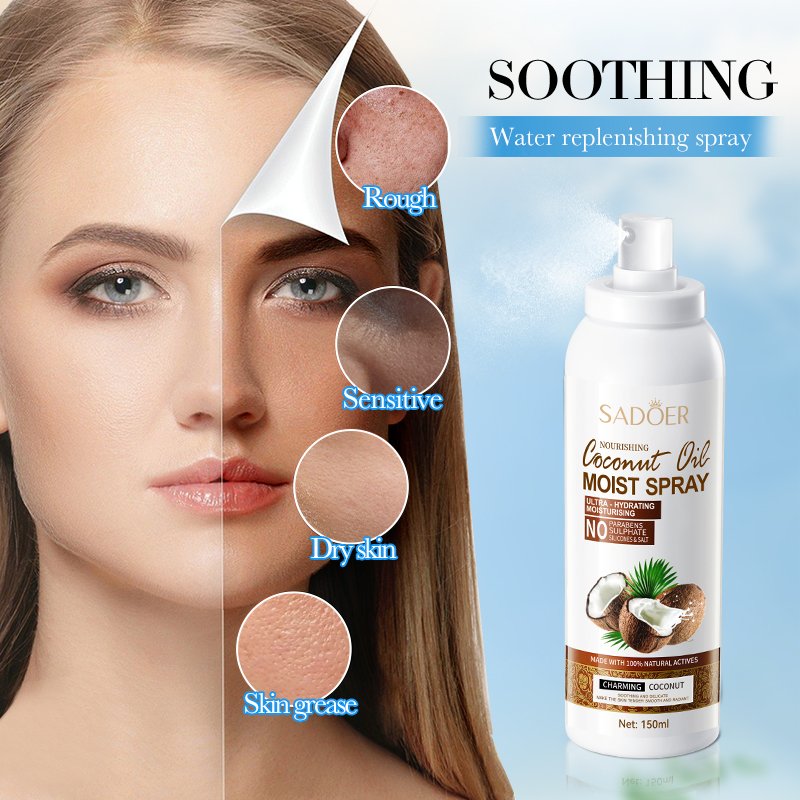 OEM SADOER Private Label Coconut Natural Plant Extract Moisturizing Body Lotion Butter Shower Gel Beauty Skin Care Body Wash Set