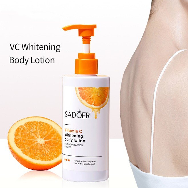 SADOER Vitamin C Moisturizing Brightening Skin Cream Lotion VC Whitening Body Lotion 250g