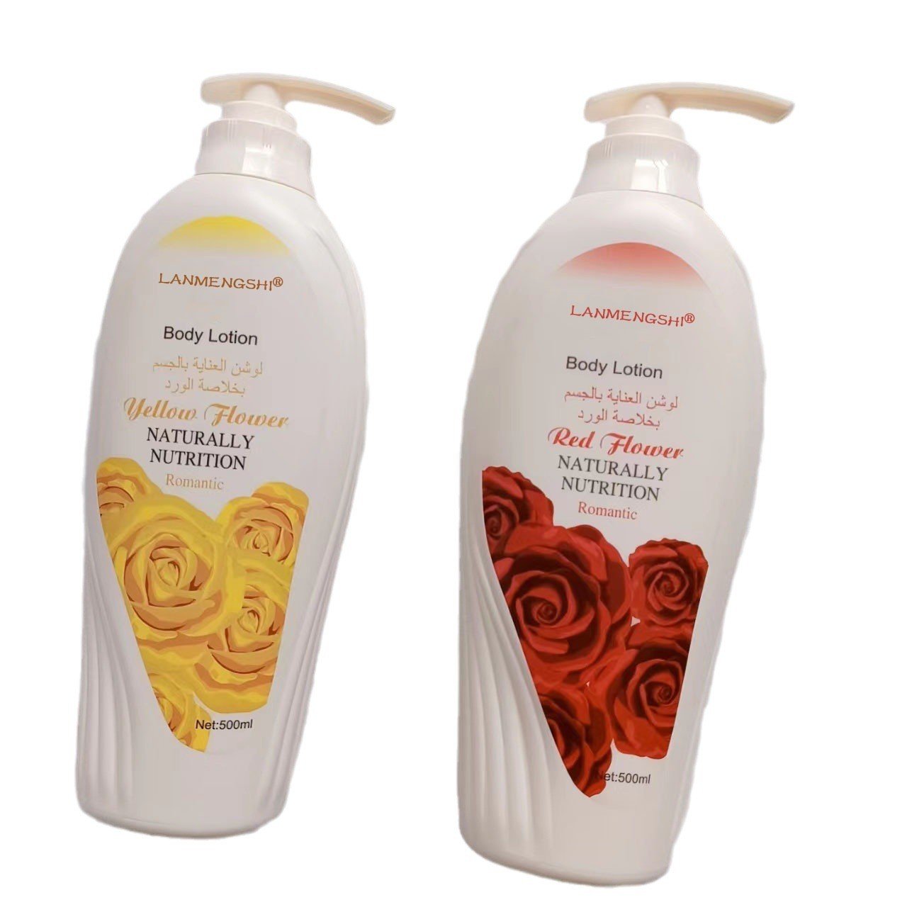 High quality moisturizing and whitening romantic rose body lotion