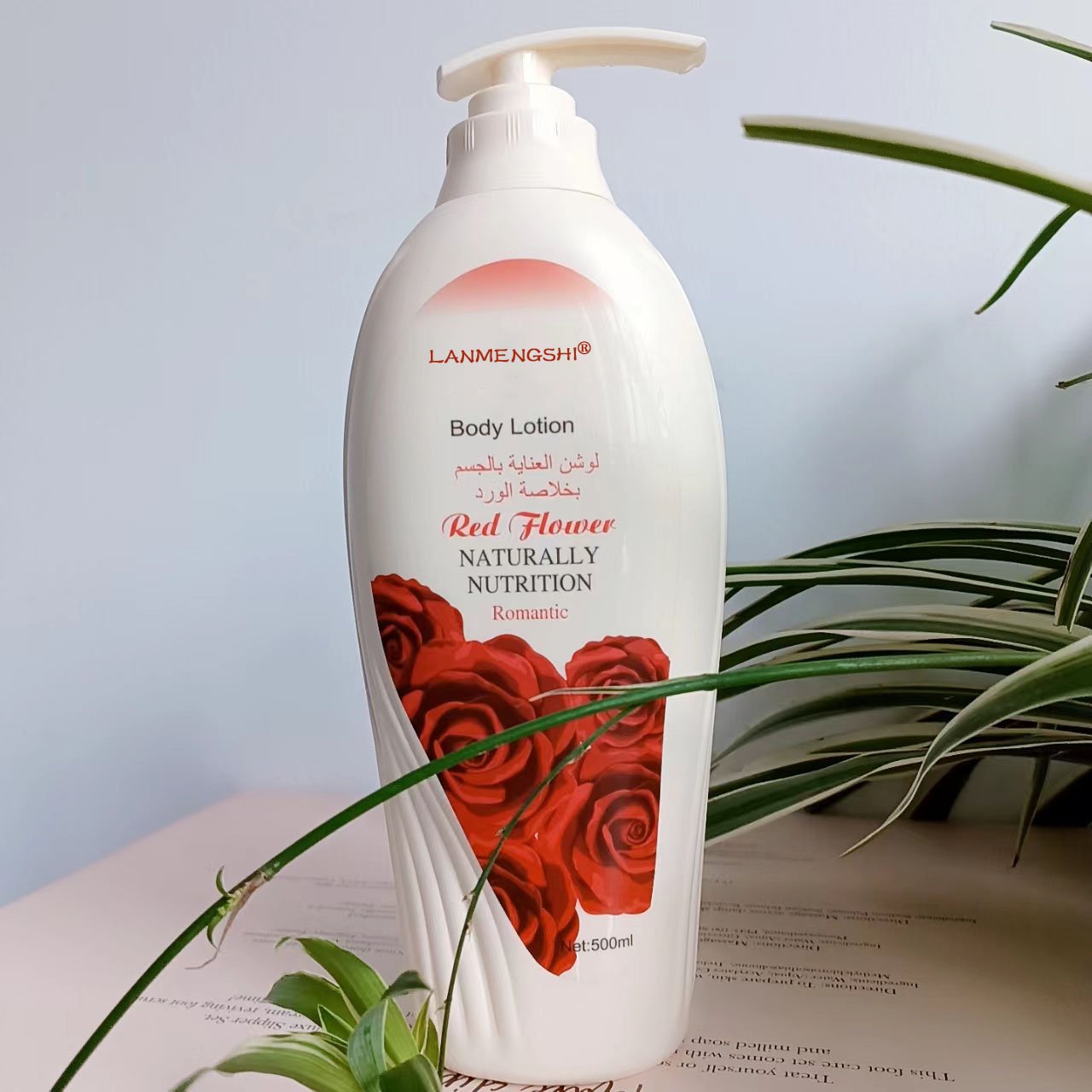 High quality moisturizing and whitening romantic rose body lotion