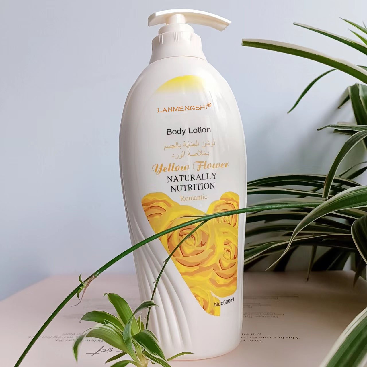 High quality moisturizing and whitening romantic rose body lotion