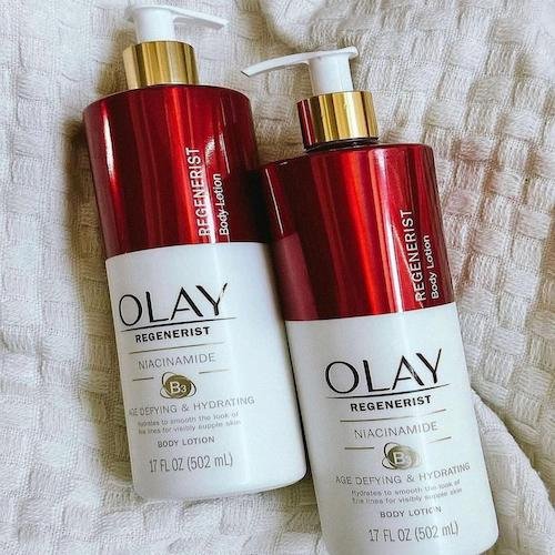 SMOOTHING, BRIGHTENING , FIRMING OLAY Body Lotion 502ml x 4 Bottles For Sale/BUY OLAY REGENRIST AGE DEFYING & HYDRATING CREAM