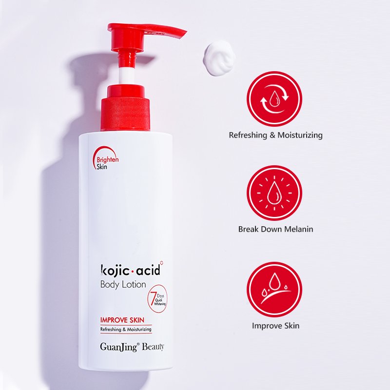 7 days whitening kojic acid body cream moisturizing brightening fast whitening body lotions for women