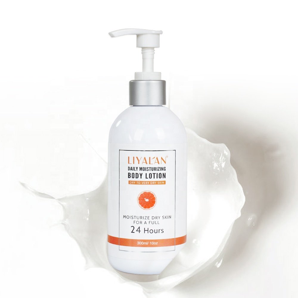 Private Label Grapefruit Hyaluronic Acid Deep Hydration Soothing Dry Skin Moisturizing Body Lotion