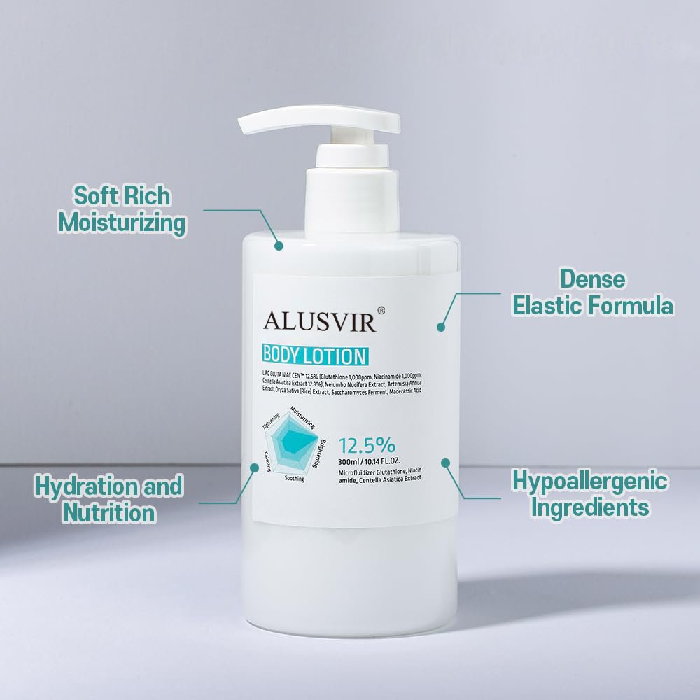 Private Label Body Care 12.5% Glutathione Niacinamide Centella Asiatica Skin Whitening Nourishing Moisturizing Body Lotion