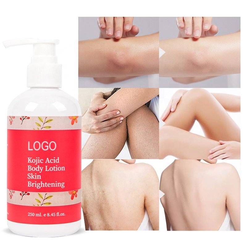 Organic coconut body milk body whitening lotion Remove Spots exfoliating whitening body lotion set for african