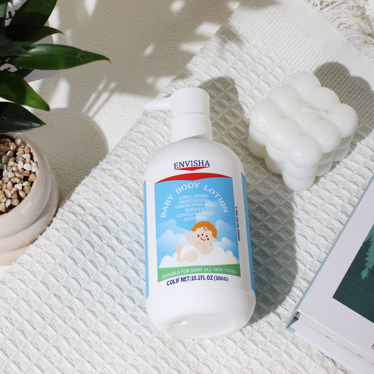 Natural Kid Skin Care Lotion Calming Baby Body Lotion Moisturizer Whitening Lightening Moisturizer Cream