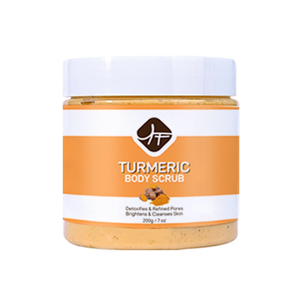 OEM Private label Moisturizing spa turmeric scrubs exfoliating armpit body butt Whitening and brightening scrub lotion