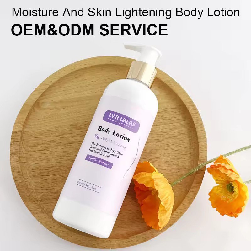 Custom Private Label Organic White Bodi Lotion Remove Spots Body Cream Moisturizing Milk Whitening Body Lotion For Black Skin