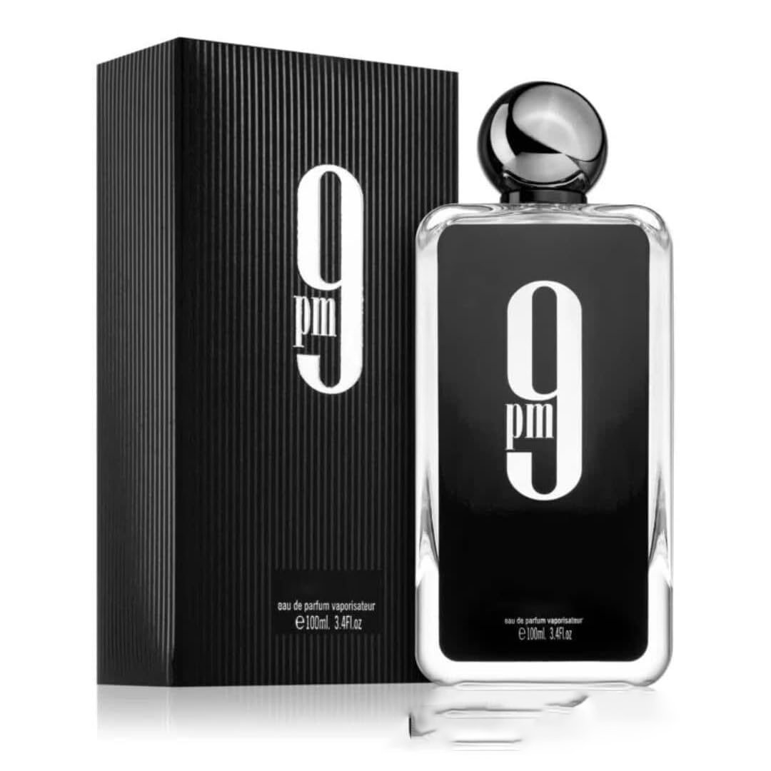 AFnan 9 Pm Eau de Parfum For Men 100 ml Eau Toilette Spray Long Lasting Fragrance Valentine's Day Gift
